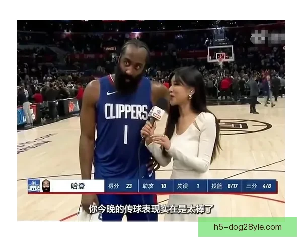 快船拒湖人逆转 詹姆斯哈登赛后深情拥抱